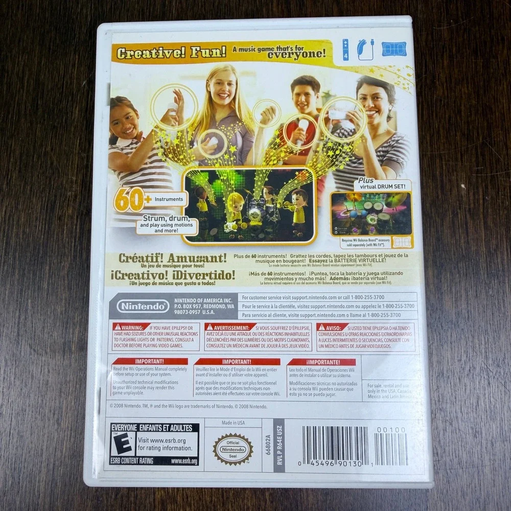 Wii Music Nintendo Wii Game CIB Complete RVL-R64E-USA
